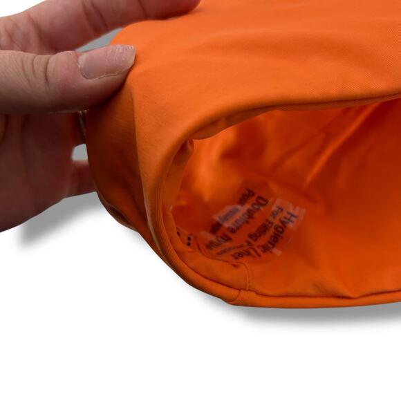 NEW Soluna Orange Swimsuit Size Small One Piece Cut OUt Ruffle Beach Swim NWT - Picture 8 of 8